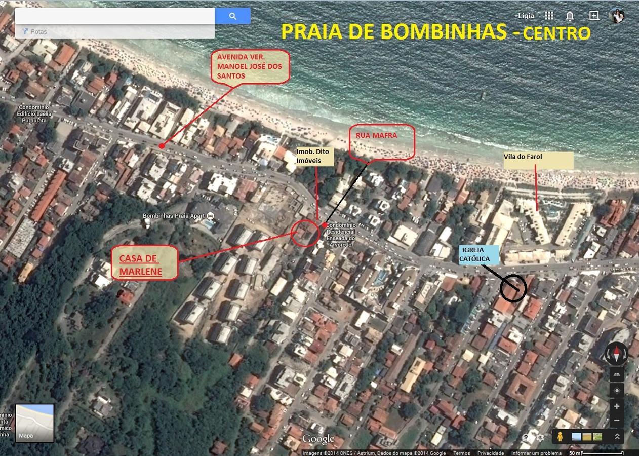 Casa De 2 Quartos No Centro De Bombinhas Esterno foto